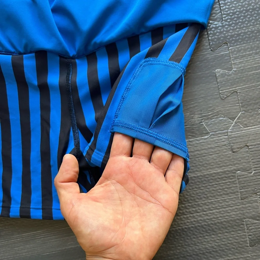 Lululemon Rare Pace Setter Skirt in Baroque Blue / Mini Hyper Stripe Size 2 Reg - Picture 7 of 14